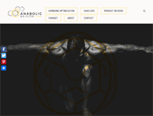 Tablet Screenshot of anabolichealth.com